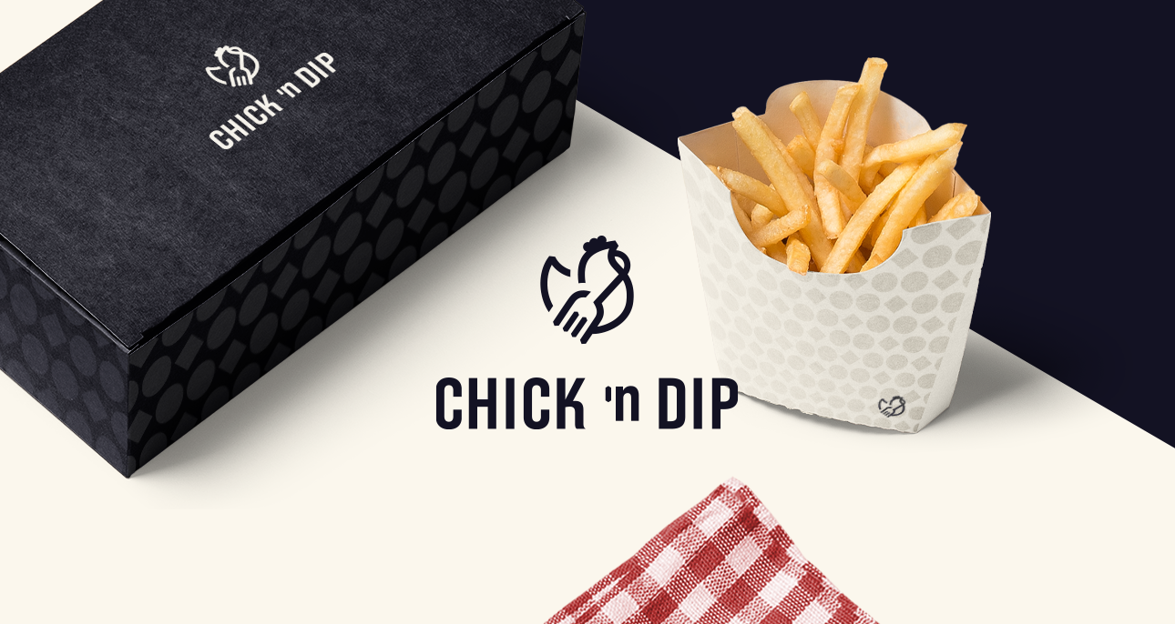 Chick 'n Dip Branding