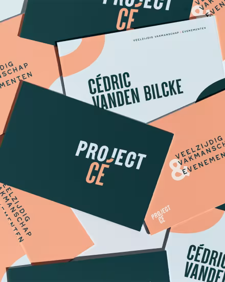 Business card design for Project Cé