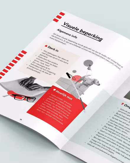 Brochure design for Jeugd en Muziek Brussels
