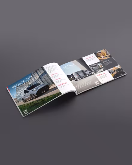 Automotive Brochure Design for Toyota