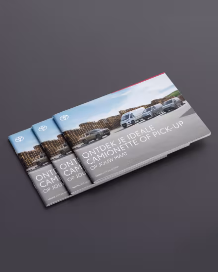 Automotive Brochure Design for Toyota