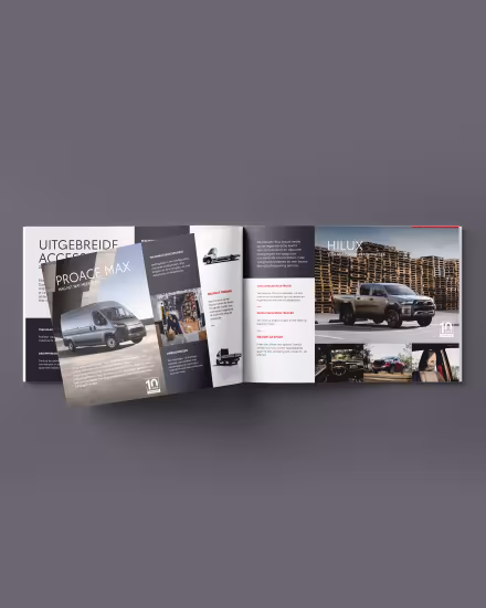 Automotive Brochure Design for Toyota
