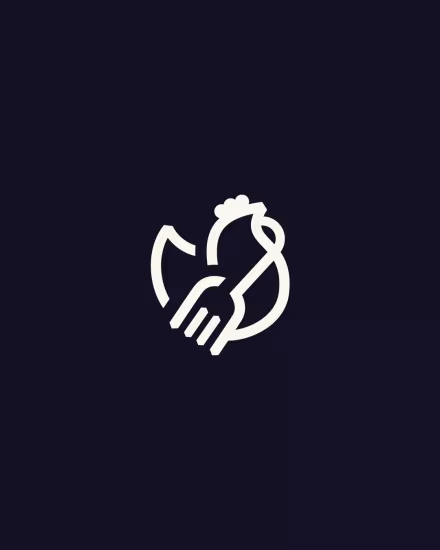 Chick 'n Dip Logo design