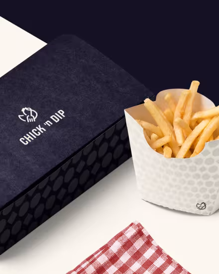 Chick 'n Dip Logo design