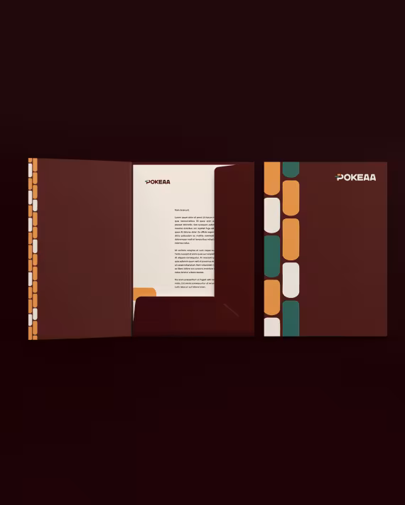 Logo design and visual identity for Pokeaa