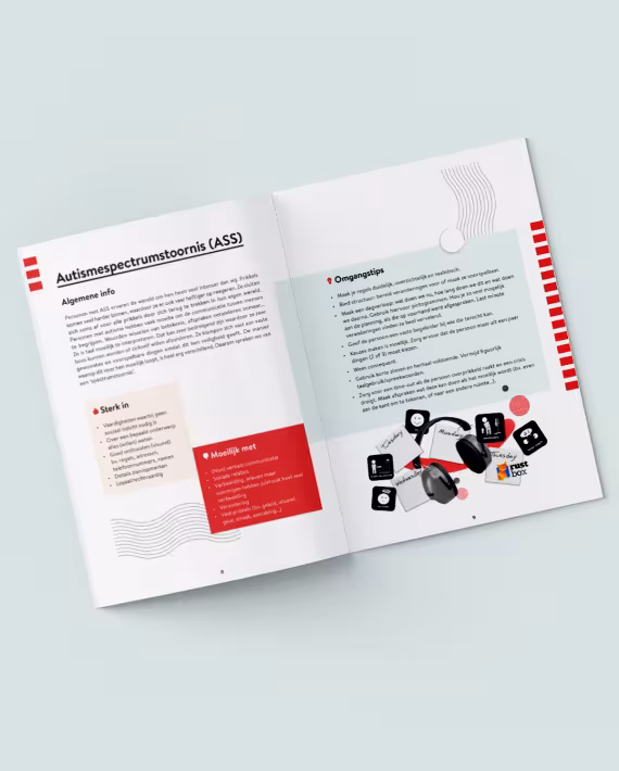 Brochure design for Jeugd en Muziek Brussels