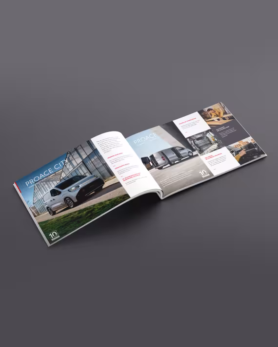 Automotive Brochure Design for Toyota