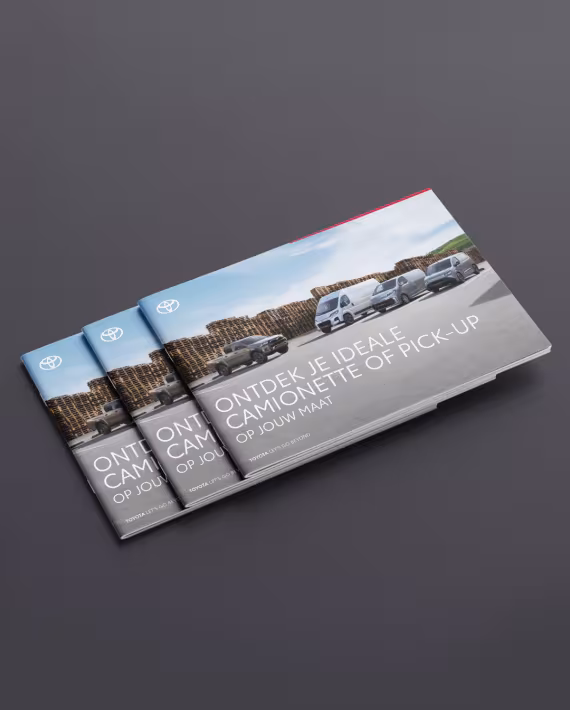 Automotive Brochure Design for Toyota