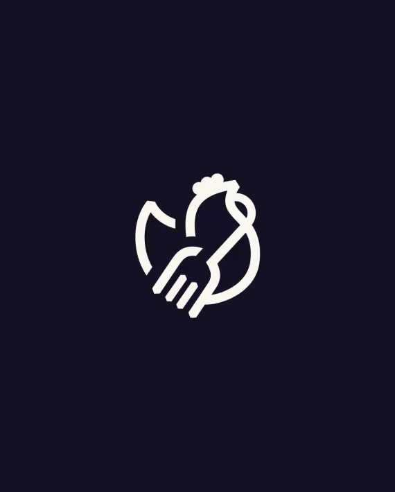 Chick 'n Dip Logo design