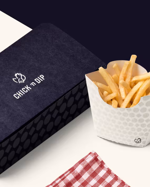 Chick 'n Dip Logo design